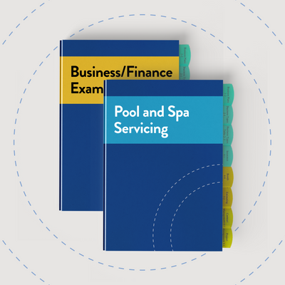 Pool And Spa Servicing Contractor License Book Bundle