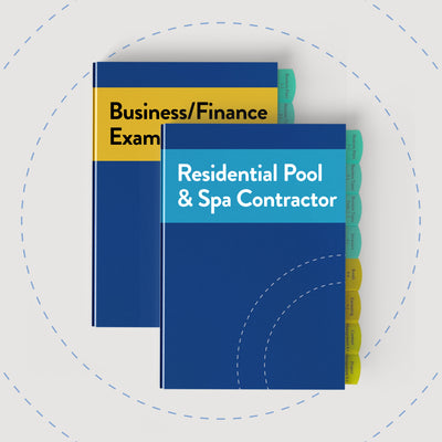 Residential Pool And Spa Contractor License Book Bundle - MyContractorExam.com