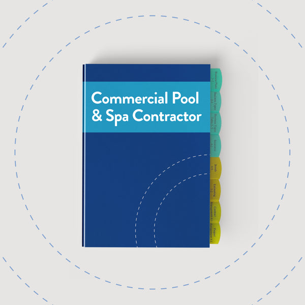 Commercial Pool and Spa Contractor License Book Bundle - Trade Only - MyContractorExam.com