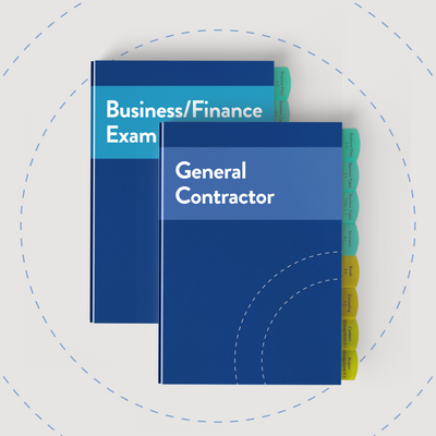 General Contractor License Book Bundle
