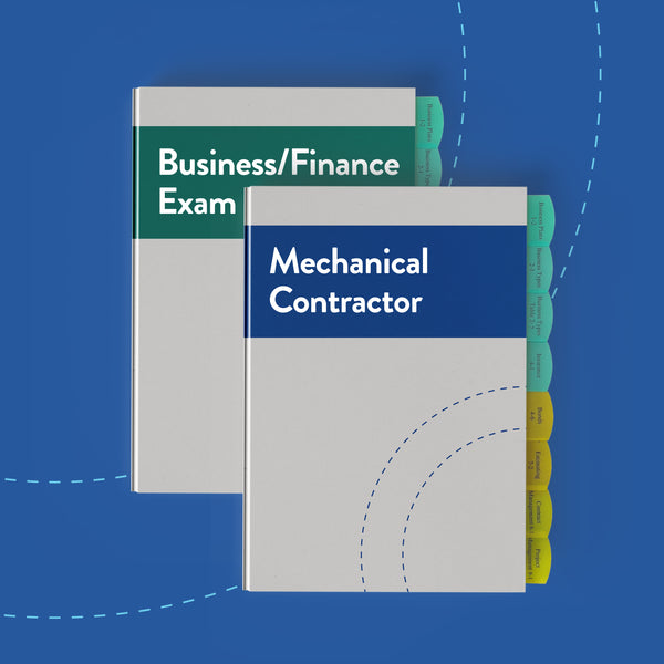 Mechanical Contractor License Book Bundle