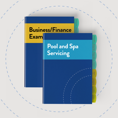 Pool And Spa Servicing Contractor License Book Bundle 