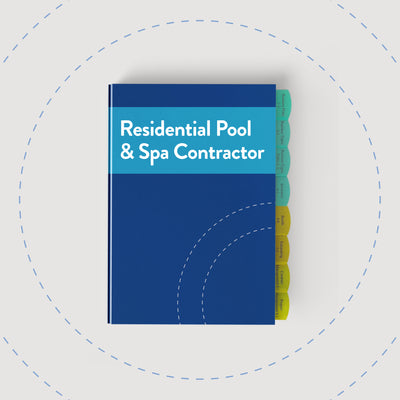 Residential Pool and Spa Contractor License Book Bundle - Trade Only - MyContractorExam.com